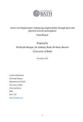 Active for Employment research report